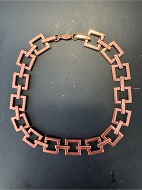 Vintage Renoir Copper Choker Necklace